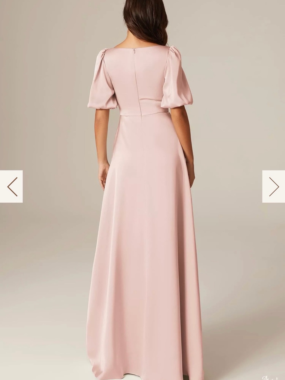 AW Bridal Etta Dress Pink - Picture 2 of 5
